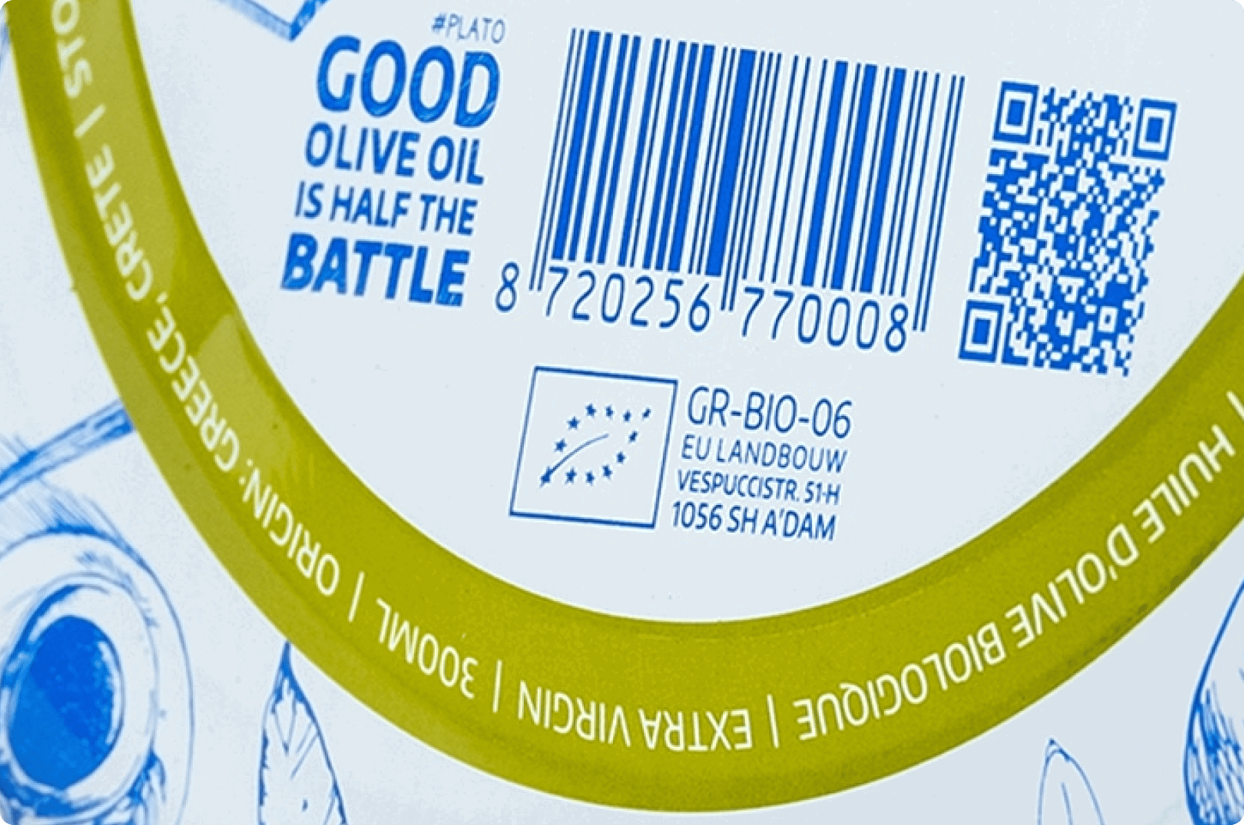 How can you recognize organic olive oil?