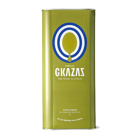 5 liter organic olive oil can
