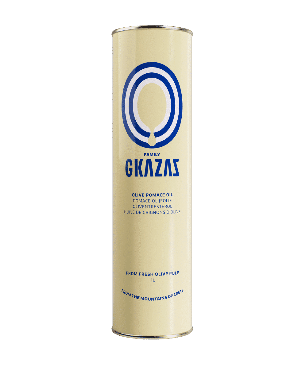 Pomace olive oil 1 liter can