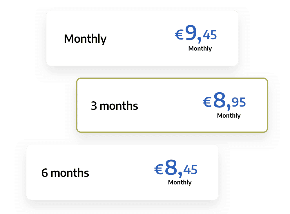 Choose the length of your subscription