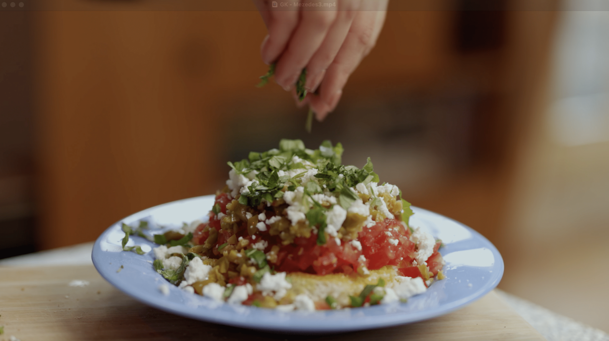 Griekse mezze: Griekse dakos oftewel Kretense bruschetta