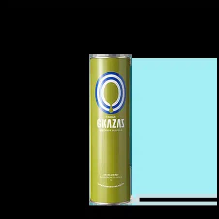 1 liter organic olive oil can